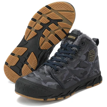 Мъжки зимни обувки Зимни градинска обувки за ходене леки маратонки за мъже зимни обувки Тенис Мъжки туристически Обувки ботильоны
