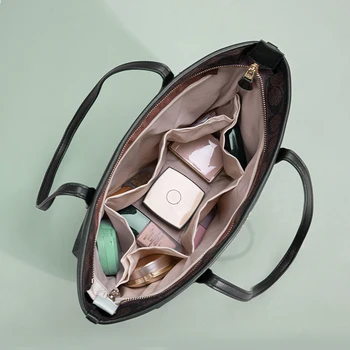 Сатен чанта-paste, Косметичка, Органайзер, Пътен вътрешен чантата си, Преносими, козметични чанти за съхранение, Poch, подходящ за централната чанти