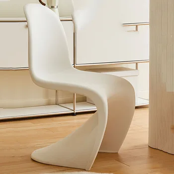 Ергономичен Модерен Прозрачен стол за офис, Мобилни Улични столове за Скандинавския градина, Дизайн Градинска мебел Sillas De Plastico