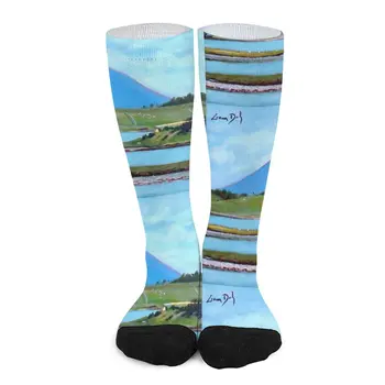 Облак-Бей, Нефин (графство Майо, Ирландия) Чорапи мъжки тенис забавни чорапи за жени Загряващ чорап МЪЖКА МОДА