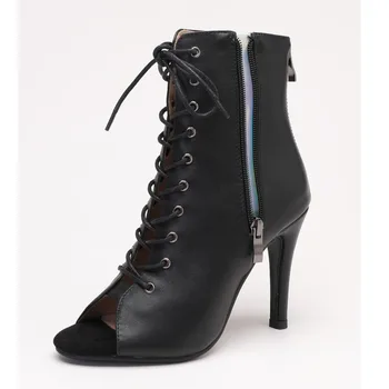 Висококачествени Дамски Черни Обувки на висок Ток, Дамски Обувки Върху Хлъзгава Подметка, Адаптивни Улични Секси Обувки на висок ток, Обувки с Голям Размер