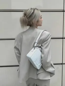 Дамска чанта-месинджър през рамо, чанта за фотоапарат, малка квадратна чанта от съвсем малък
